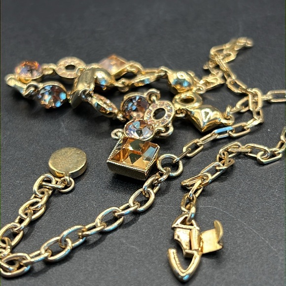 Givenchy amber rhinestone necklace - Picture 7 of 7